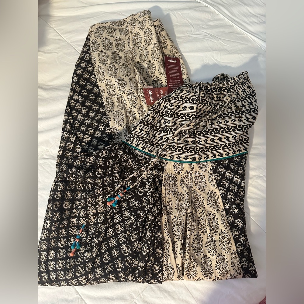 NWT FABINDIA Drawstring Pants - Picture 2 of 3